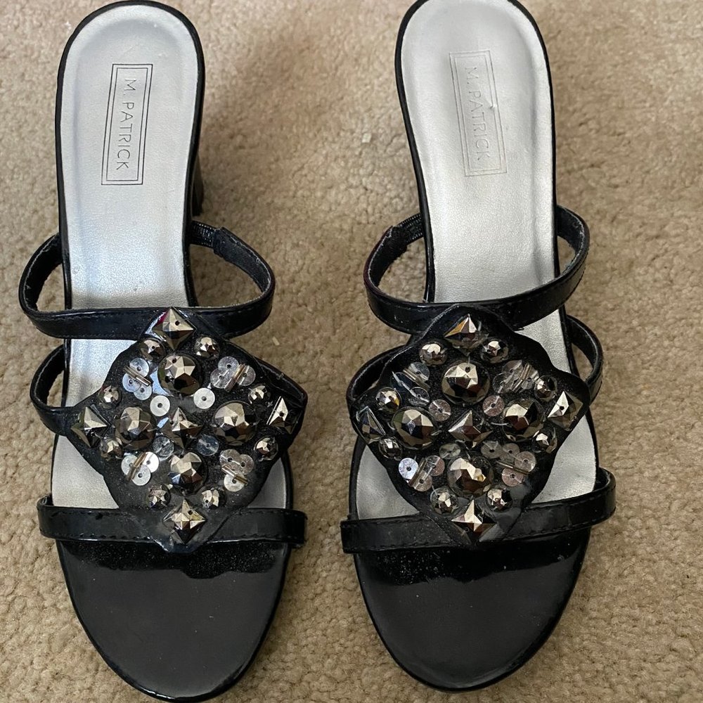 M. Patrick High Heeled Slip On Sandals